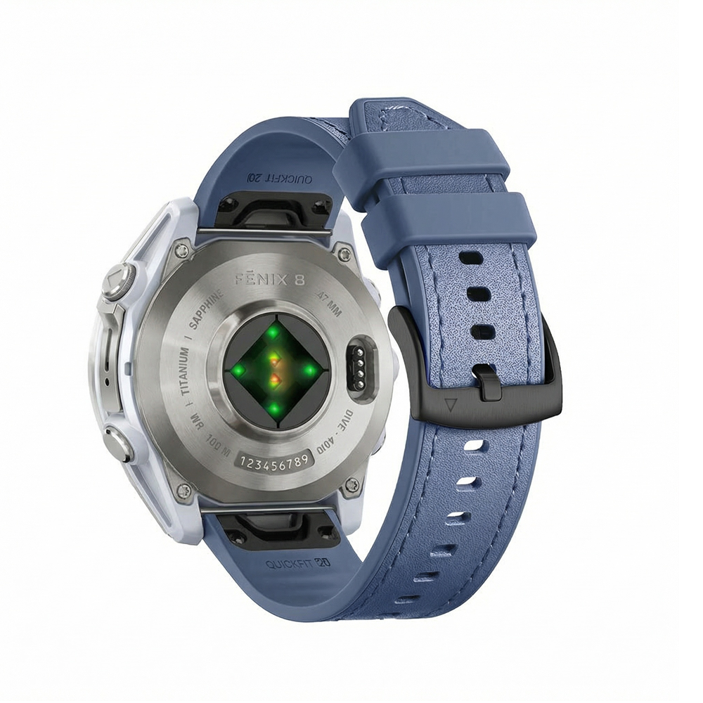 Pulseira Quick-Fit Run | 20mm (Couro desportivo) - 4 cores