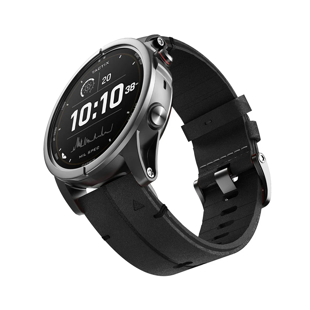 Quick-Fit-rannekoru | 22mm (aitoa nahkaa ja titaania) - 2 väriä