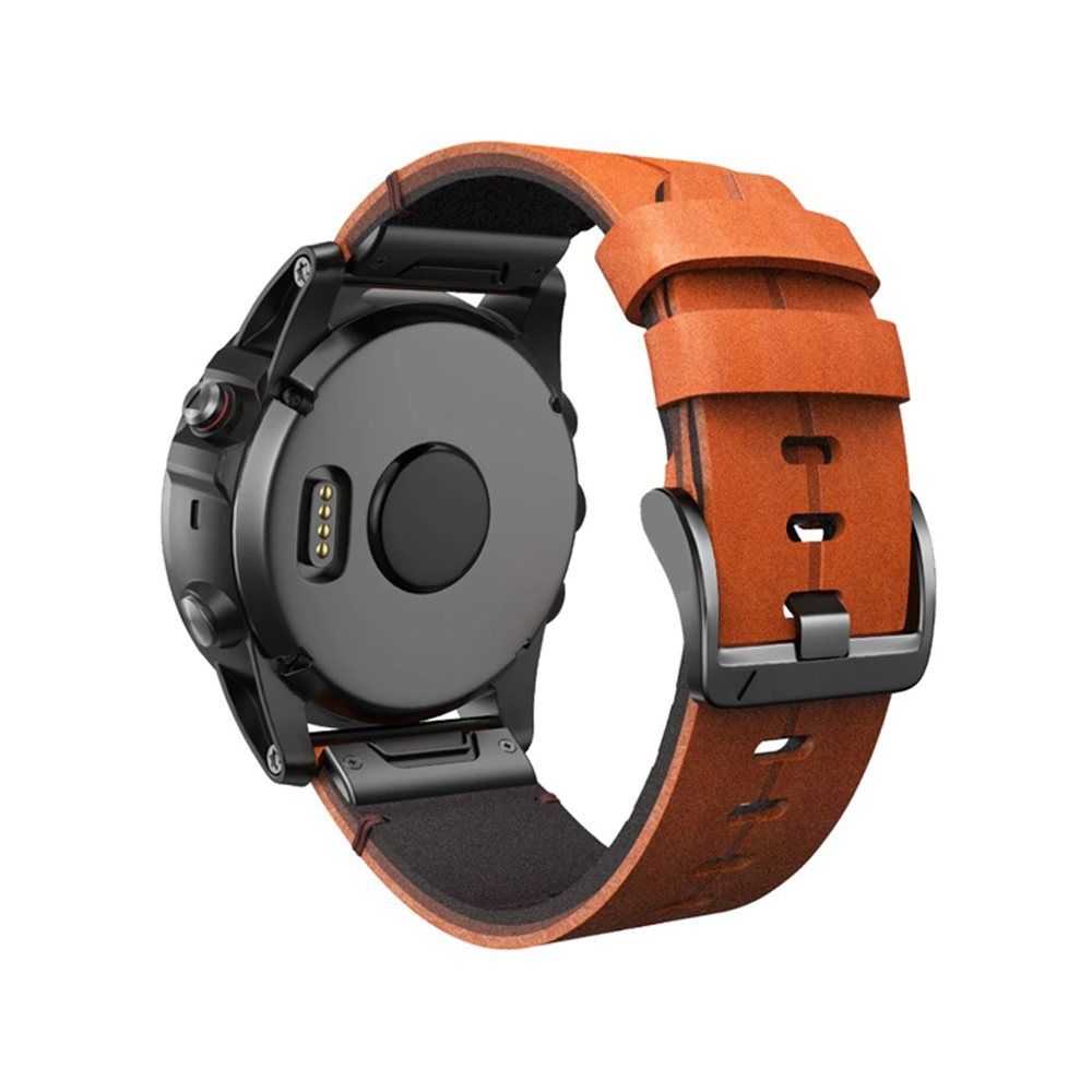 Quick-Fit-rannekoru | 22mm (aitoa nahkaa ja titaania) - 2 väriä